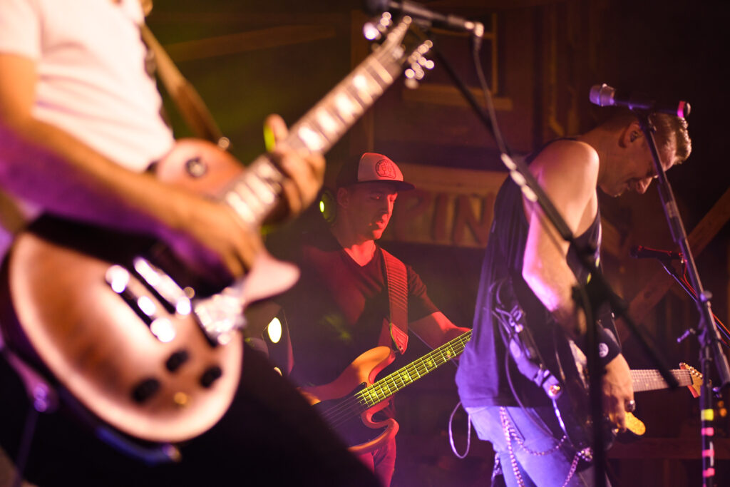 Band with guitars