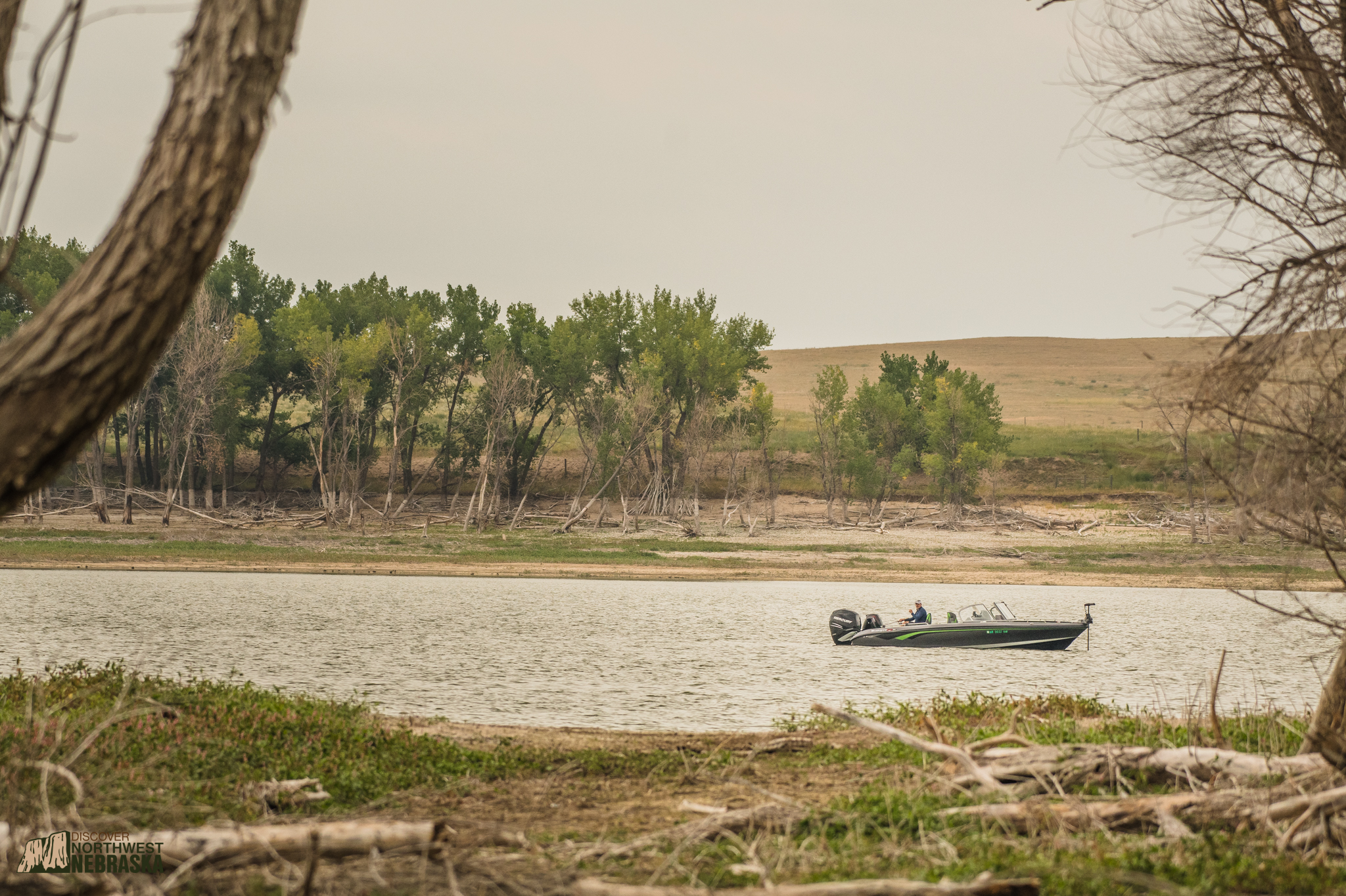 Boat on lake