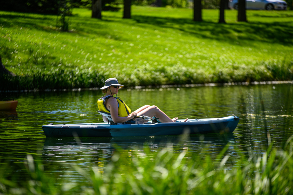Paddle boating at Chadron State Park