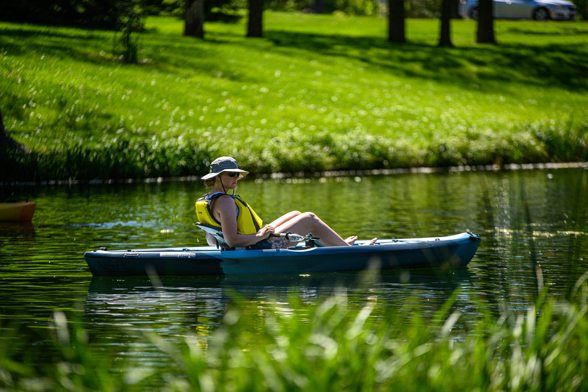 Paddle boating at Chadron State Park