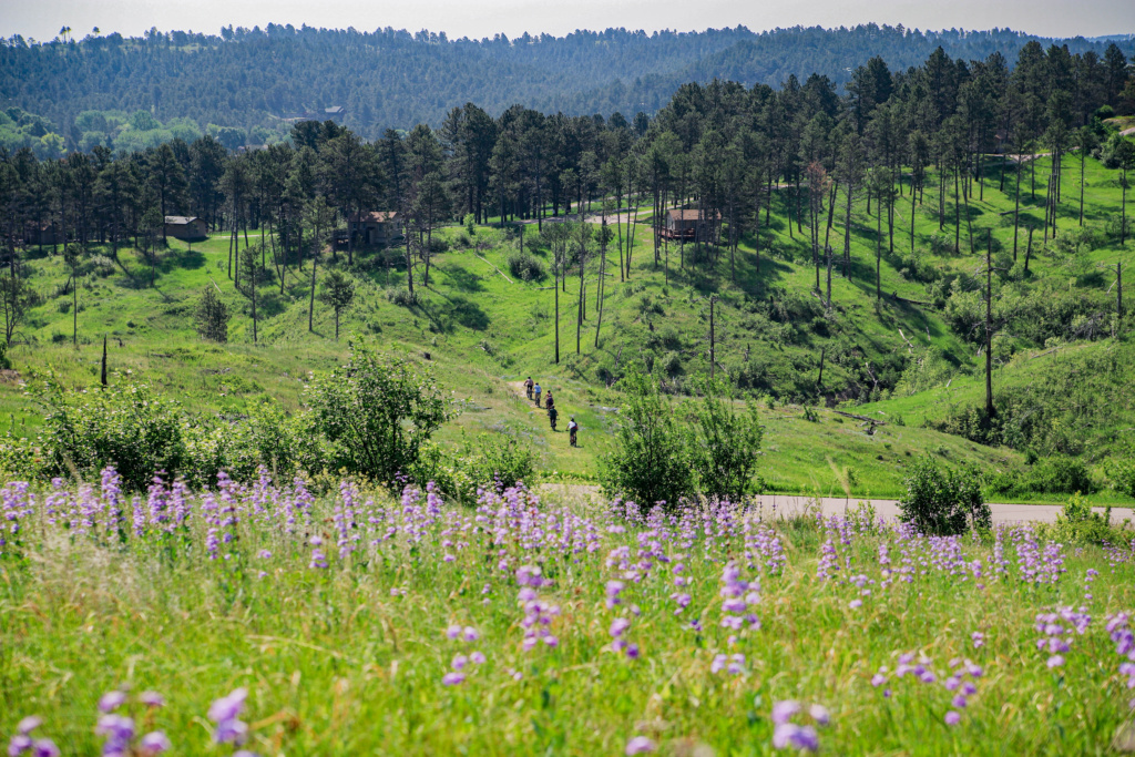 Biking at Chadron State Park
