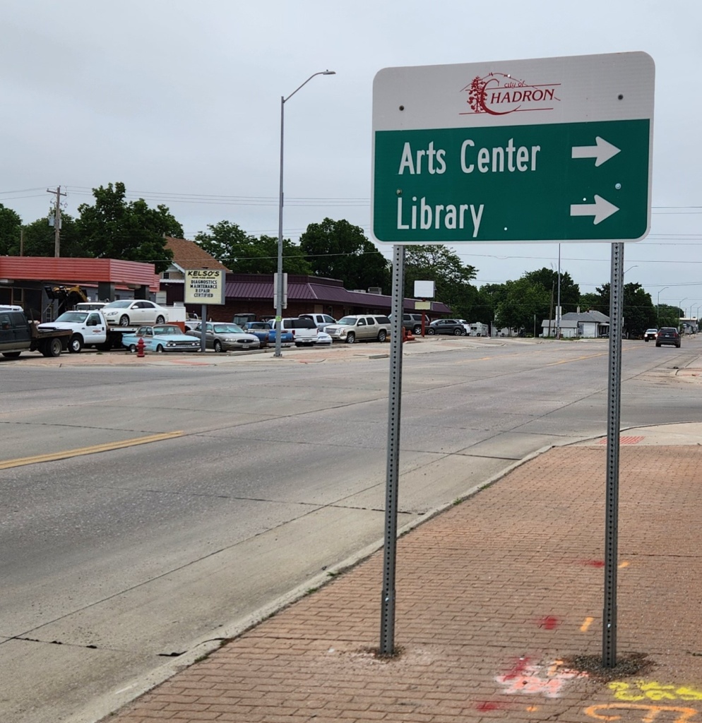 Chadron Wayfinding Sign