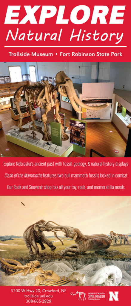 Ad for Trailside Museum of Natural History. Visit https://trailside.unl.edu/ for more information.