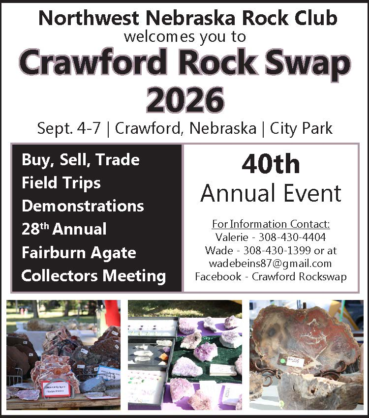 Ad for the Crawford Rock Swap. Follow https://www.facebook.com/Crawfordrockswap/ for more information.