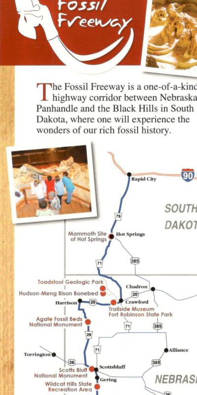 Fossil Freeway Map